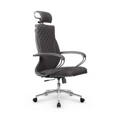 Кресло руководителя Метта Metta L 2c 44C/K116 Infinity Easy Clean MPES Комплект 7 Серое