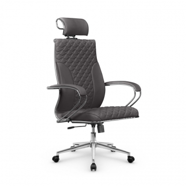 Кресло руководителя Метта Metta L 2c 44C/K116 Infinity Easy Clean MPES Комплект 7 Серое