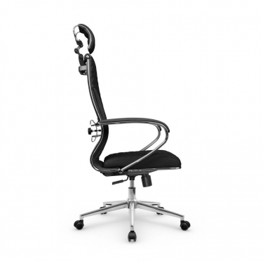 Кресло руководителя Метта Metta L 2c 44C/K116 Infinity Easy Clean MPES Комплект 7 Черное