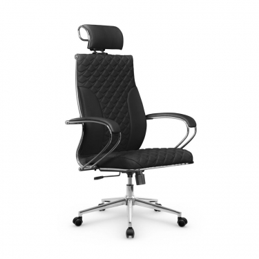 Кресло руководителя Метта Metta L 2c 44C/K116 Infinity Easy Clean MPES Комплект 7 Черное