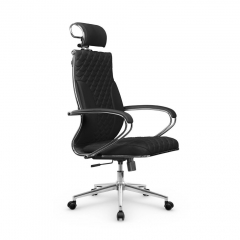 Кресло руководителя Метта Metta L 2c 44C/K116 Infinity Easy Clean MPES Комплект 7 Черное