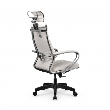 Кресло руководителя Метта Metta L 2c 44C/K116 Infinity Easy Clean MPES Комплект 8 Молочное