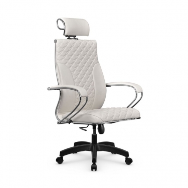 Кресло руководителя Метта Metta L 2c 44C/K116 Infinity Easy Clean MPES Комплект 8 Молочное