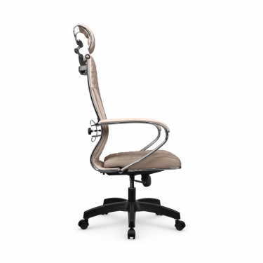 Кресло руководителя Метта Metta L 2c 44C/K116 Infinity Easy Clean MPES Комплект 8 Темно-бежевое