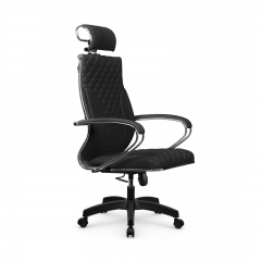 Кресло руководителя Метта Metta L 2c 44C/K116 Infinity Easy Clean MPES Комплект 8 Черное