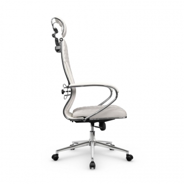 Кресло руководителя Метта Metta L 2c 44C/K116 Infinity Easy Clean MPES Комплект 9 Молочное
