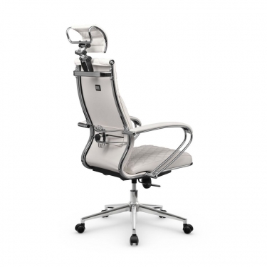 Кресло руководителя Метта Metta L 2c 44C/K116 Infinity Easy Clean MPES Комплект 9 Молочное