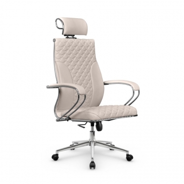 Кресло руководителя Метта Metta L 2c 44C/K116 Infinity Easy Clean MPES Комплект 9 Светло-бежевое