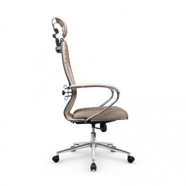 Кресло руководителя Метта Metta L 2c 44C/K116 Infinity Easy Clean MPES Комплект 9 Темно-бежевое