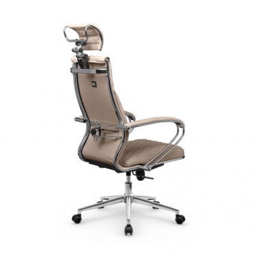 Кресло руководителя Метта Metta L 2c 44C/K116 Infinity Easy Clean MPES Комплект 9 Темно-бежевое
