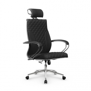 Кресло руководителя Метта Metta L 2c 44C/K116 Infinity Easy Clean MPES Комплект 9 Черное
