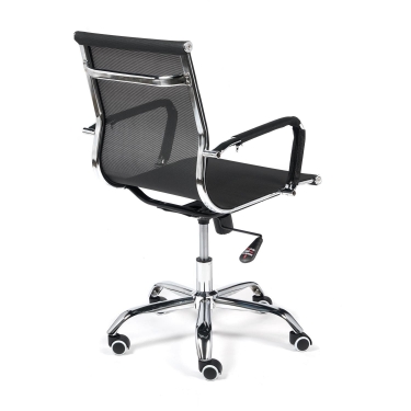 Кресло офисное Tetchair URBAN-LOW M ткань/сетка, черный