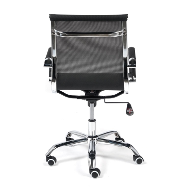 Кресло офисное Tetchair URBAN-LOW M ткань/сетка, черный