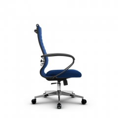 Кресло офисное Метта МЕТТА B 2b 19/K130, Основание 17834 Комплект 3 Синее