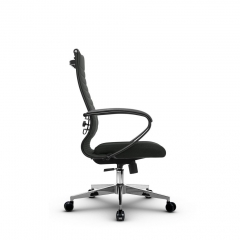 Кресло офисное Метта МЕТТА B 2b 19/K130, Основание 17834 Комплект 3 Темно-серое