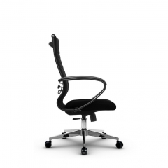 Кресло офисное Метта МЕТТА B 2b 19/K130, Основание 17834 Комплект 3 Черное