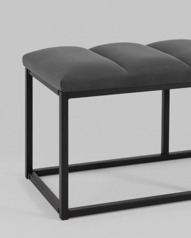 Банкетка Stool Group Хостен 2 велюр Темно-серый