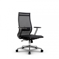 Кресло офисное Метта МЕТТА B 2m 9/T110, Основание 17834 Комплект 3 Черное