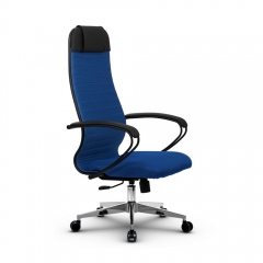Кресло офисное Метта МЕТТА B 1b 21/K130, Основание 17834 Комплект 3 Синее