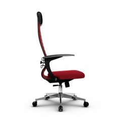 Кресло офисное Метта МЕТТА B 1b 21/U158, Основание 17834 Комплект 3 Красное