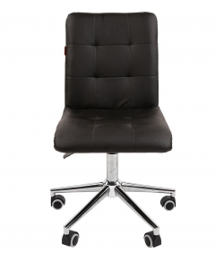Кресло для оператора Chairman CHAIRMAN 030 chrome экокожа Черный