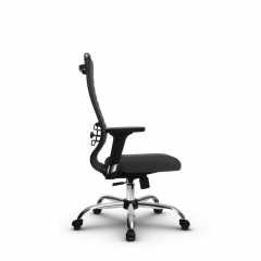 Кресло офисное Метта МЕТТА B 2b 19/2D, Основание 17833 Комплект 2 Темно-серое