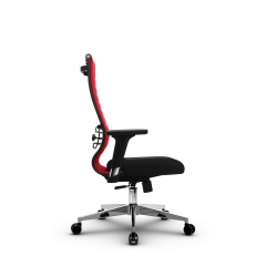 Кресло офисное Метта МЕТТА B 2b 19/2D, Основание 17834 Комплект 3 Светло-серое Черное