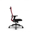 Кресло офисное Метта МЕТТА B 2b 19/2D, Основание 17832 Комплект 4 Красное Черное