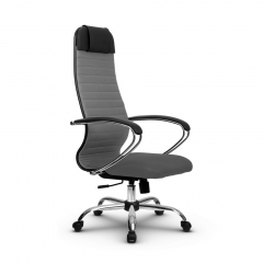 Кресло офисное Метта МЕТТА B 1b 21/K131, Основание 17833 Комплект 2 Светло-серое