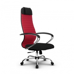 Кресло офисное Метта МЕТТА B 1b 21/K131, Основание 17833 Комплект 2 Красное Черное
