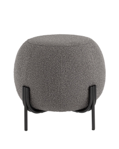 Пуф Stool Group Флик букле Темно-серый