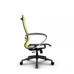 Кресло офисное Метта МЕТТА B 2m 9/K131, Основание 17832 Комплект 4 Лайм Черное