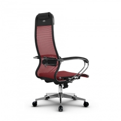 Кресло офисное Метта МЕТТА B 1m 12/K131, Основание 17834 Комплект 3 Красное