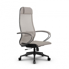 Кресло офисное Метта МЕТТА B 1m 12/K131, Основание 17832 Комплект 4 Светло-бежевое