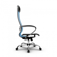 Кресло офисное Метта МЕТТА B 1m 4/K131, Основание 17833 Комплект 2 Васильковое Черное