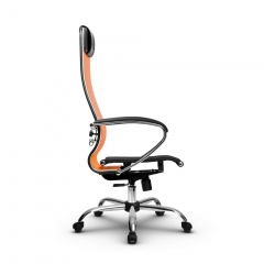 Кресло офисное Метта МЕТТА B 1m 4/K131, Основание 17833 Комплект 2 Оранжевое Черное
