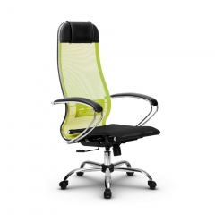 Кресло офисное Метта МЕТТА B 1m 4/K131, Основание 17833 Комплект 2 Оранжевое Черное