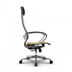 Кресло офисное Метта МЕТТА B 1m 4/K131, Основание 17834 Комплект 3 Золотой ротанг