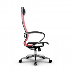 Кресло офисное Метта МЕТТА B 1m 4/K131, Основание 17834 Комплект 3 Красное Черное