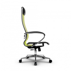 Кресло офисное Метта МЕТТА B 1m 4/K131, Основание 17834 Комплект 3 Лайм Черное