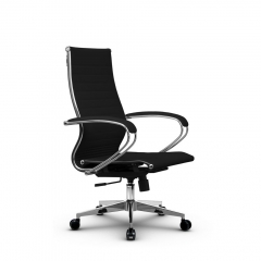 Кресло офисное Метта METTA B 2m 10K1/K131, Основание 17834 Комплект 3 Черное