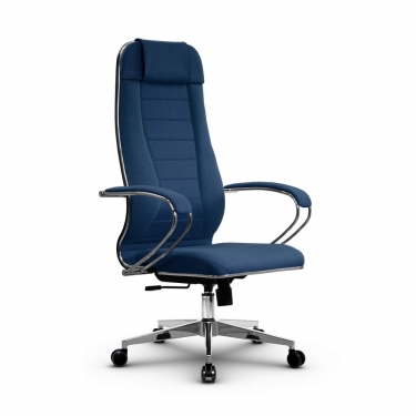Кресло офисное Метта METTA B 1m 32 PF/K127, Основание 17834 Комплект 3 Синее