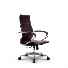 Кресло офисное Метта МЕТТА Комплект 10, Основание 17834 Комплект 3 Бордовое