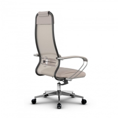 Кресло офисное Метта МЕТТА B 1m 5/K116, Основание 17834 Комплект 3 Светло-бежевое