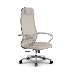 Кресло офисное Метта МЕТТА B 1m 5/K116, Основание 17834 Комплект 3 Светло-бежевое