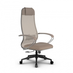 Кресло офисное Метта МЕТТА B 1m 5/K116, Основание 17832 Комплект 4 Темно-бежевое