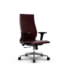 Кресло офисное Метта МЕТТА Комплект 10/2D, Основание 17834 Комплект 3 Бордовое
