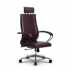 Кресло офисное Метта МЕТТА Комплект 32, Основание 17834 Комплект 3 Бордовое