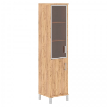Стеллаж стекло в раме Skyland В431.9 R Дуб Бофорд