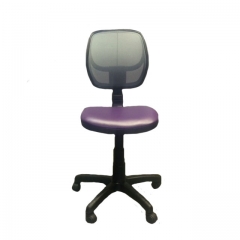 Детское компьютерное кресло Libao LB-C05 Черная сетка / Фиолетовый кожзам